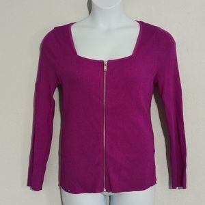 International Concepts long sleeve purple top